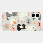 かわいい猫iPhone 16 Plusケース Case-Mate iPhoneケース (裏面 (横))