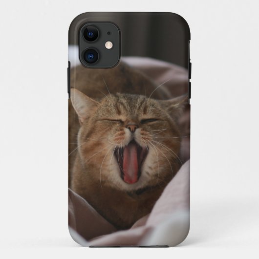 かわいい猫iPhone/iPadケース Case-Mate iPhoneケース (裏面)