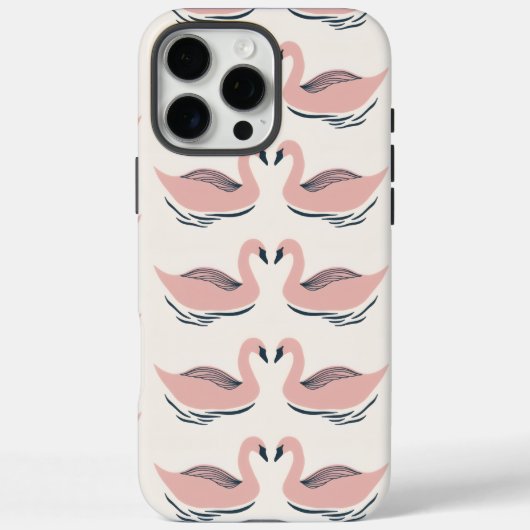 かわいい猫LOVE iPhoneケースとポープリント Case-Mate iPhoneケース (裏面)