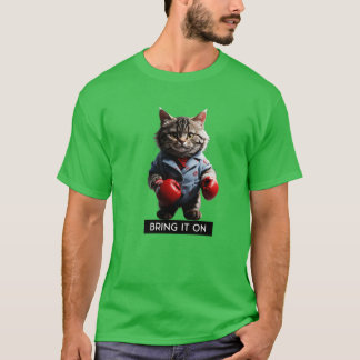 かわいい猫mmaムエタイボクシングTシャツ Tシャツ