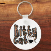 かわいい猫Tシャツとギフト キーホルダー (正面)