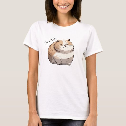 かわいい猫Tシャツ Tシャツ (正面)