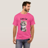 かわいい猫Tシャツ Tシャツ (正面フル)