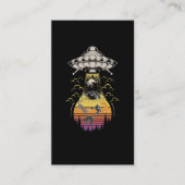 かわいい猫ufoがUFOを拉致 名刺 (正面)