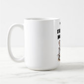 かわいい猫Yes何もしてない コーヒーマグカップ (左)