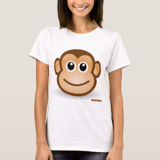 かわいい猿の顔 Tシャツ