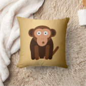 かわいい猿 クッション (ブランケット)