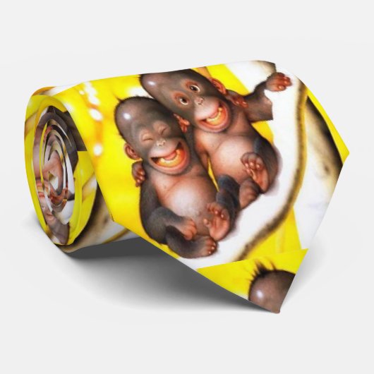 かわいい猿 ネクタイ (ロール)