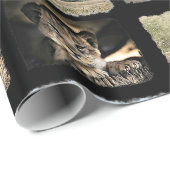 かわいい猿、ライオンおよびキリンのギフト用包装紙 ラッピングペーパー (ロールコーナー)