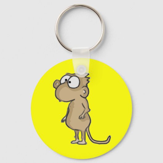 かわいい猿Keychain キーホルダー (正面)
