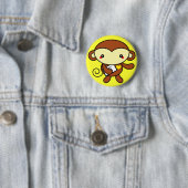 かわいい猿Pin 缶バッジ (インサイチュ)
