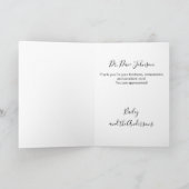 かわいい獣医の犬の獣医への感謝 サンキューカード (内部)