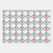 かわいい獣医テック獣医アシスタント ラッピングペーパーシート (正面2)