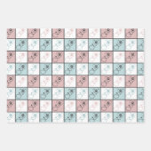 かわいい獣医テック獣医アシスタント ラッピングペーパーシート (正面)