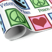 かわいい獣医誕生日または獣医クリスマス ラッピングペーパー (ロールコーナー)