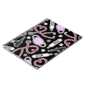 かわいい獣医/獣医の技術者愛 ノートブック (左側)