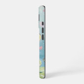 かわいい王室のカエルのアニメのケース iPhone 16ケース (左側面)