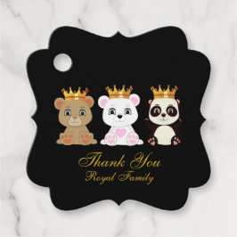 かわいい王様がクマ公に感謝 フェイバータグ