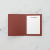 かわいい玩具店の水の色クリスマス シーズンカード (内部)