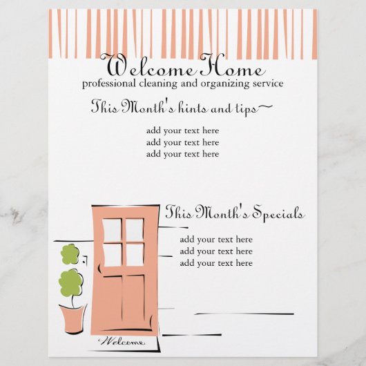 かわいい珊瑚のドア チラシ (正面)