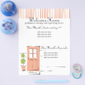 かわいい珊瑚のドア チラシ (シングル)