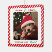 かわいい現代のペットメモリアル クリスマス オーナメント カスタム (左)