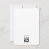 かわいい現代の恐竜の子供の誕生日パーティー サンキューカード (裏面)