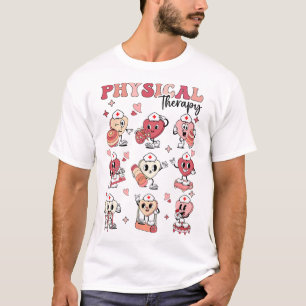 かわいい理学療法バレンタインデー Pt Pta 小児科 Tシャツ