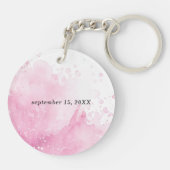 かわいい甘いお菓子の赤ちゃんシャワー キーホルダー (裏面)