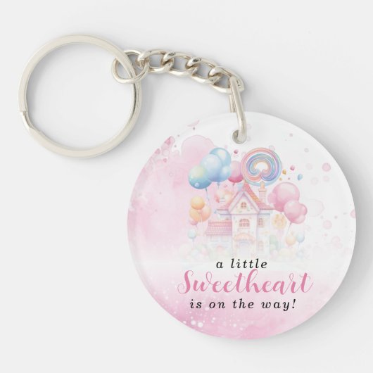 かわいい甘いお菓子の赤ちゃんシャワー キーホルダー (正面)
