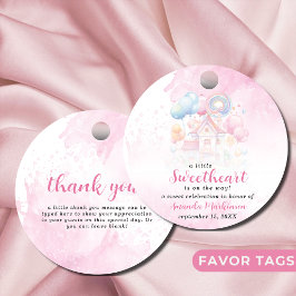 かわいい甘いお菓子の赤ちゃんシャワー フェイバータグ