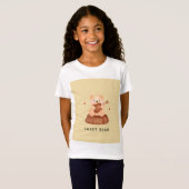 かわいい甘いクマ Tシャツ (正面フル)