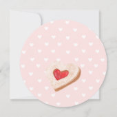 かわいい甘いケーキの赤ちゃんシャワー 招待状 (裏面)