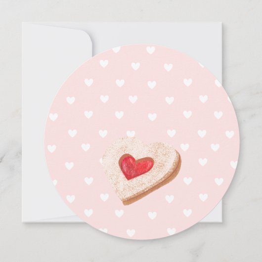 かわいい甘いケーキの赤ちゃんシャワー 招待状 (裏面)