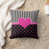 かわいい甘いピンクの水玉模様。 クッション (ブランケット)