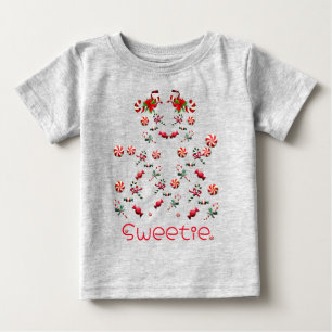 かわいい甘いファッション ベビーTシャツ