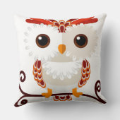 かわいい甘いフクロウ クッション (裏面)