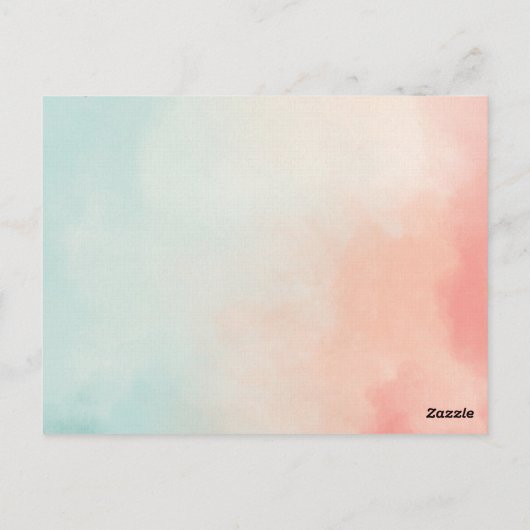 かわいい甘いペンギン春花の赤ちゃんシャワーキッズ ポストカード (裏面)