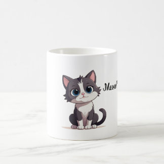 かわいい甘いマンガ猫マグカップ コーヒーマグカップ