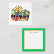 かわいい甘い夏期追加気持ち