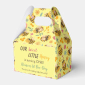 かわいい甘い小さなハニービー誕生日ありがとう フェイバーボックス (裏面サイド)