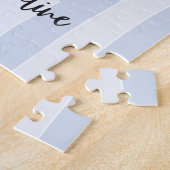 かわいい甘い愛らしいマンガビー私のバレンタインデー ジグソーパズル (側面)