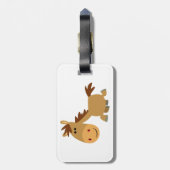 かわいい甘い漫画の馬のラゲッジタグ ラゲッジタグ (裏面縦)