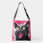 かわいい甘い猫ペット クロスボディバッグ (裏面)