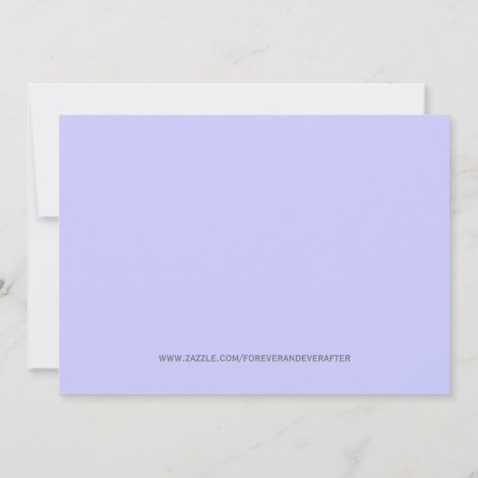 かわいい甘い2日ケーキと風船 招待状 (裏面)