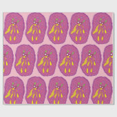 かわいい生き物の包装紙 ラッピングペーパー (フラット)