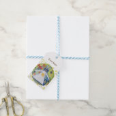 かわいい生き物キッズカスタムギフトラベル ギフトタグ (より糸付き)