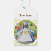 かわいい生き物キッズカスタムギフトラベル ギフトタグ (裏面)