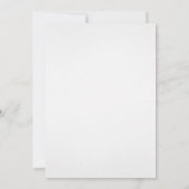 かわいい生き物ハロウィンモンスターバースデーパーティー 招待状 (裏面)