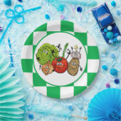 かわいい生パーティー ペーパープレート (パーティー)